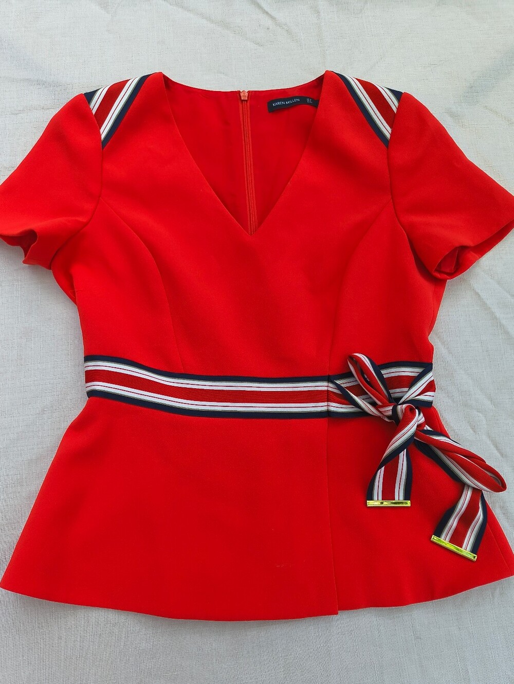 Karen Millen Limited Edition Peplum Blouse